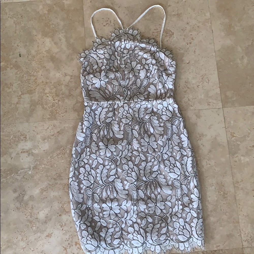 never worn lulus white tight cocktail dress small